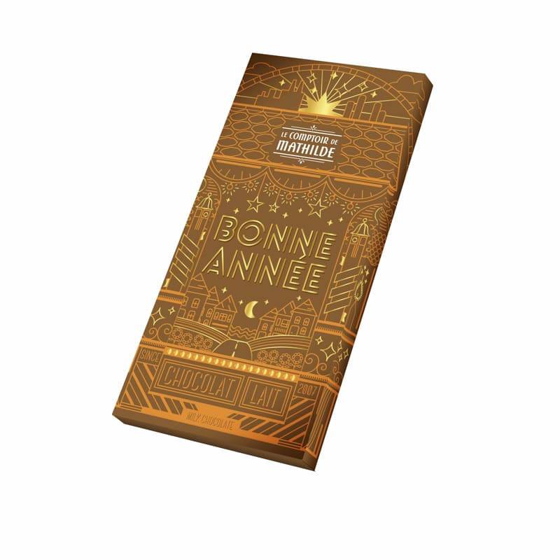 Tablette Chocolat Lait Bonne Annee 90g